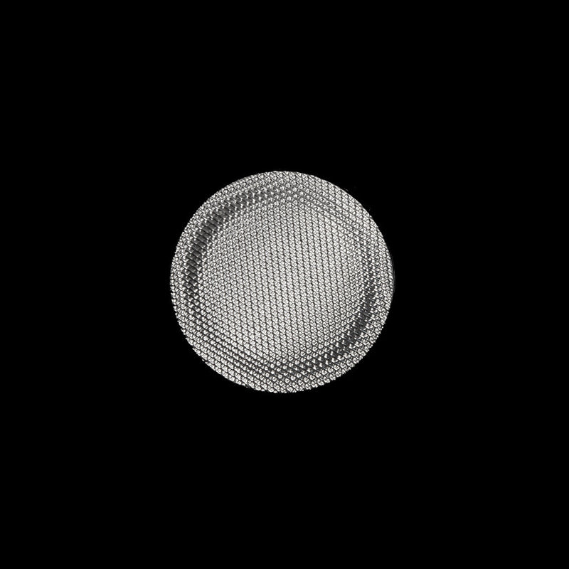 Italian Silver Chrome Plated Plastic Button - 24L/15mm