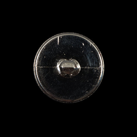 Italian Silver Chrome Plated Plastic Button - 36L/23mm