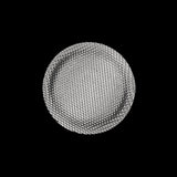 Italian Silver Chrome Plated Plastic Button - 36L/23mm