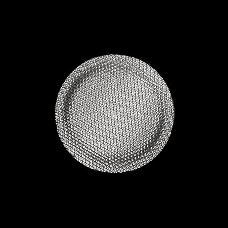 Italian Silver Chrome Plated Plastic Button - 36L/23mm