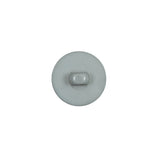 Italian Gray Plastic Shank Back Button - 20L/12.5mm