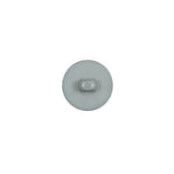 Italian Gray Shank Back Plastic Button - 18L/11.5mm