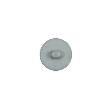Italian Gray Shank Back Plastic Button - 18L/11.5mm