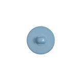 Italian Blue Plastic Shank Back Button - 20L/12.5mm