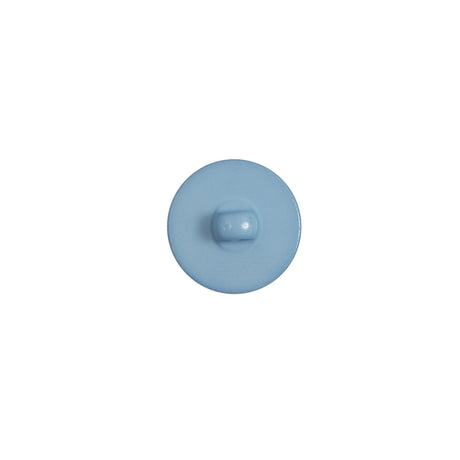 Italian Blue Plastic Shank Back Button - 18L/11.5mm