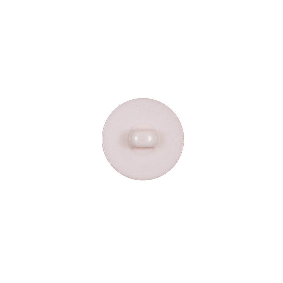 Italian Pink Plastic Shank Back Button - 18L/11.5mm