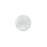 Italian White Plastic Shank Back Button - 20L/12.5mm