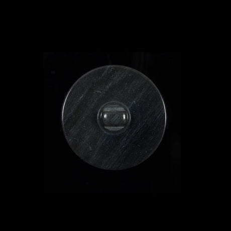 Luminous Italian Tahiti Gray Shank Back Button - 32L/20mm