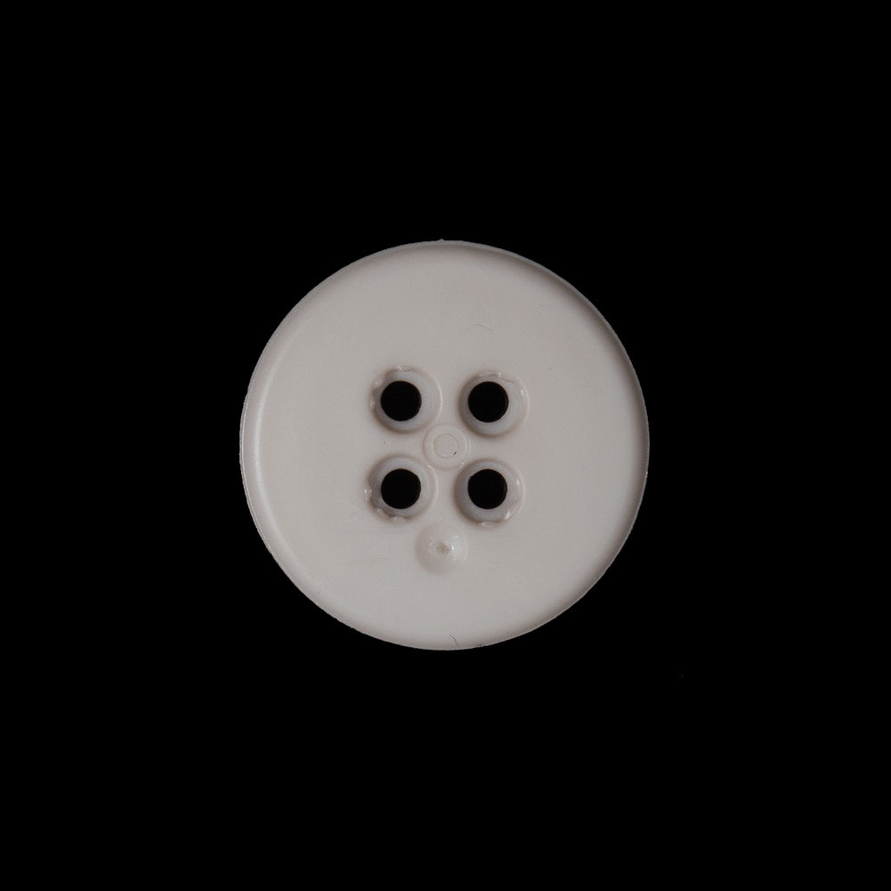 Italian Beige Nylon 4-Hole Button - 32L/20mm