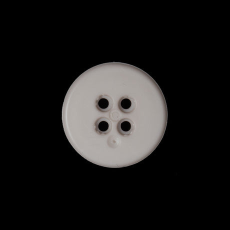 Italian Beige Nylon 4-Hole Button - 32L/20mm
