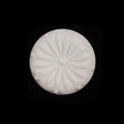 Italian Ivory Etched Shank Back Button - 36L/23mm
