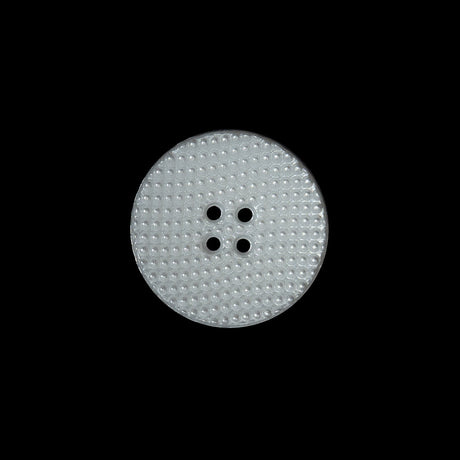 Italian Ivory Textural Nylon Sprayed Button - 28L/18mm