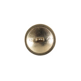 Italian Gold Metal Emblem Button - 24L/15mm