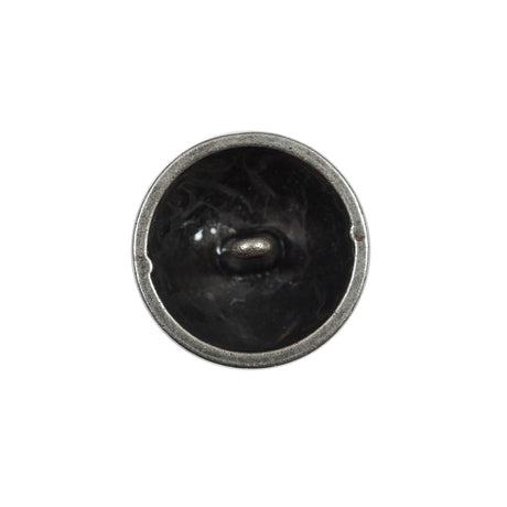 Italian Silver Metal Crest Button - 32L/20mm