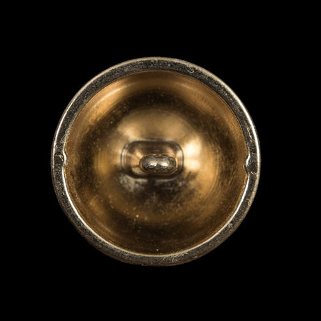 Italian Gold Metal Crest Button - 40L/25.5mm
