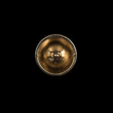 Italian Gold Metal Crest Button - 24L/15mm