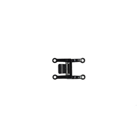 Italian Black Plastic Buckle Closure - 1"