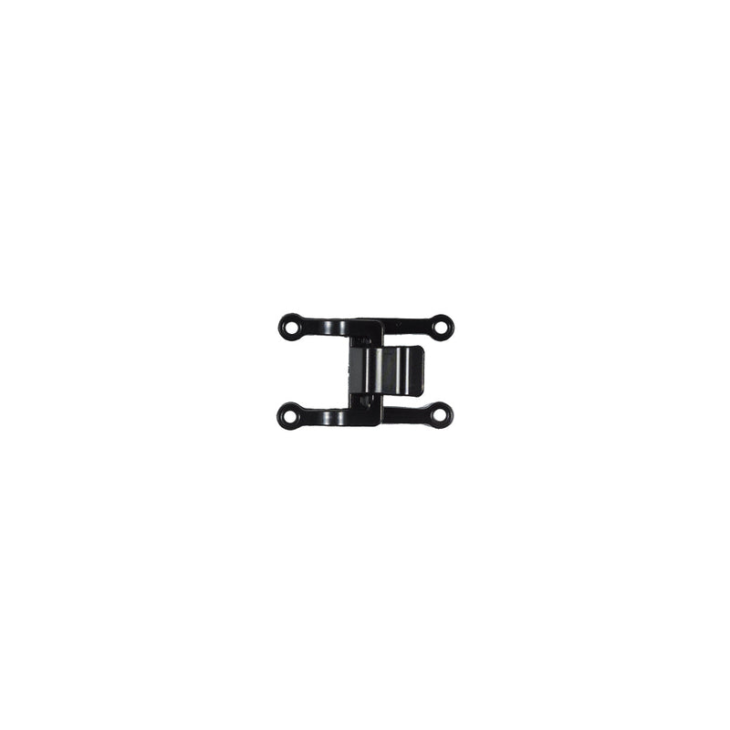 Italian Black Plastic Buckle Closure - 1"