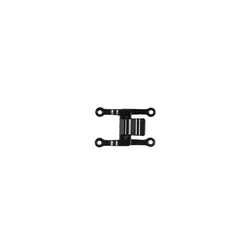 Italian Black Plastic Buckle Closure - 1"