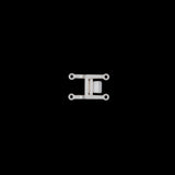 Italian Pale Beige Plastic Buckle Closure - 1"