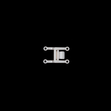 Italian Pale Beige Plastic Buckle Closure - 1"