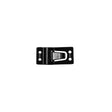 Italian Black Nylon Buckle - 32mm