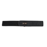 Italian Black and Gold Snap Closure - 6"