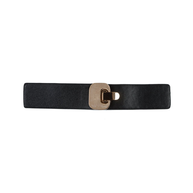Italian Black and Gold Snap Closure - 5.5"