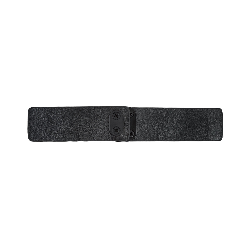 Italian Black on Black Snap Closure - 5.5"