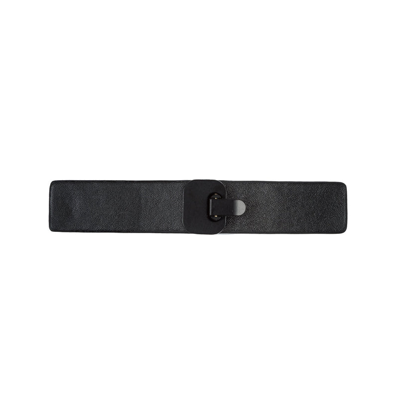Italian Black on Black Snap Closure - 5.5"