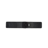 Italian Black on Black Snap Closure - 5.5"