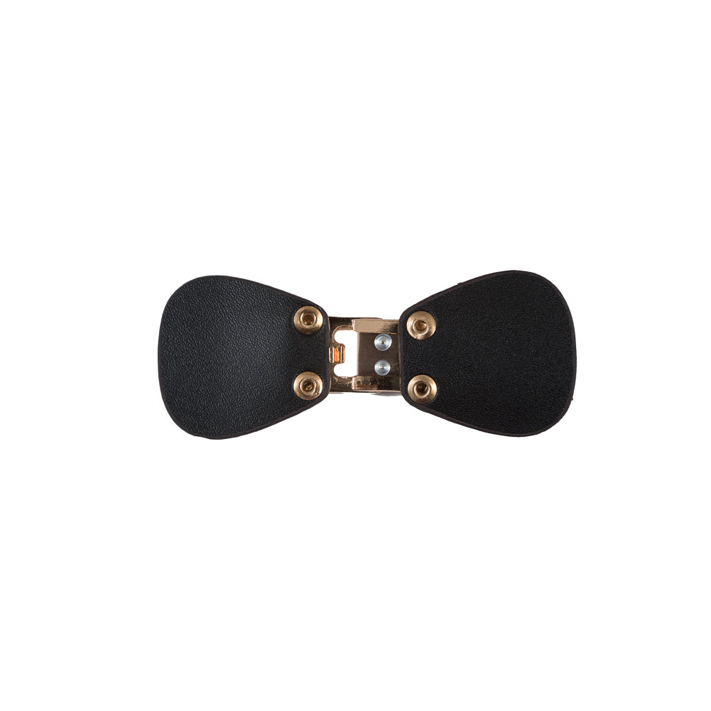 Italian Brown and Gold Clasp Closure - 4"