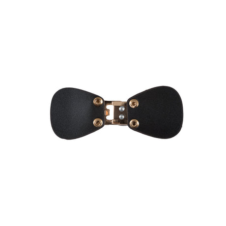 Italian Brown and Gold Clasp Closure - 4"