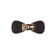 Italian Brown and Gold Clasp Closure - 4"