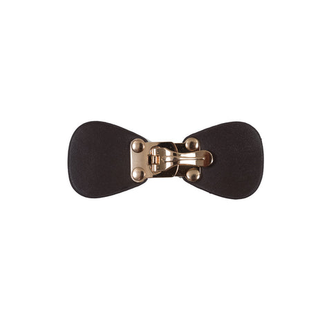 Italian Brown and Gold Clasp Closure - 4"
