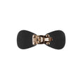Italian Black and Gold Clasp Closure - 4"