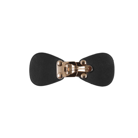 Italian Black and Gold Clasp Closure - 4"