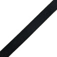 Italian Black and Metallic Gold Elastic Trim - 1.25"