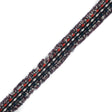 Italian White, Red and Blue Woven Trim - 1.125"