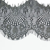 Italian Metallic Black and Gold Scalloped Lace Trim - 4"