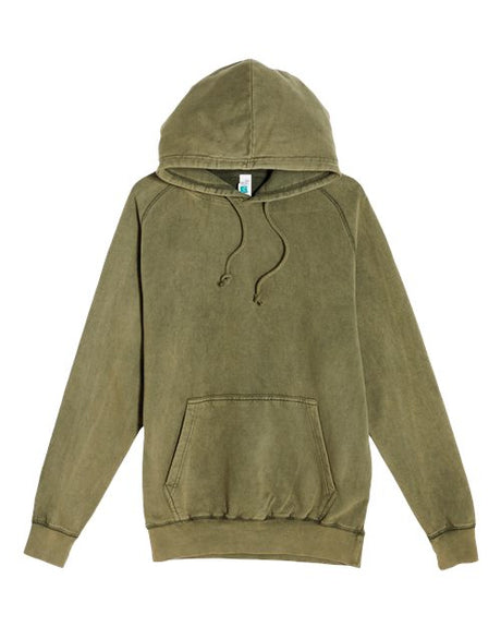 Lane Seven Unisex Vintage Raglan Hooded Sweatshirt