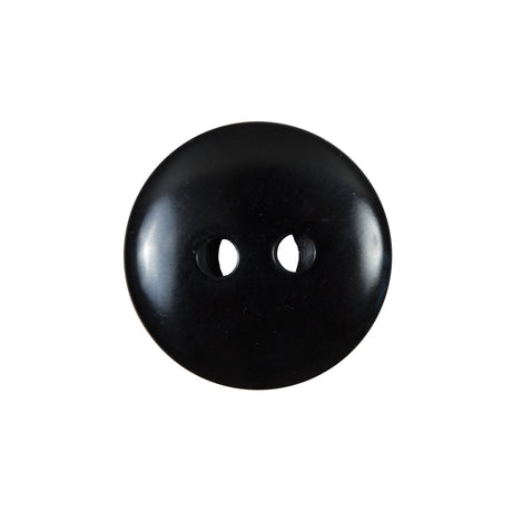 Italian Black and Silver Iridescent 2-Hole Button - 36L/23mm
