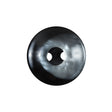 Italian Black and Silver Iridescent 2-Hole Button - 36L/23mm