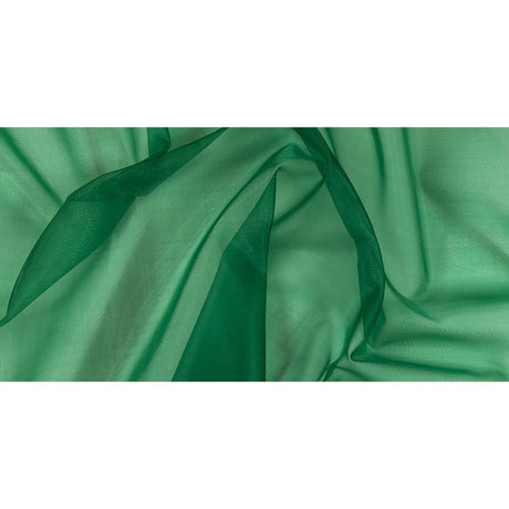 Stiff Polyester Organdy - Kelly Green - Rhiannon Collection