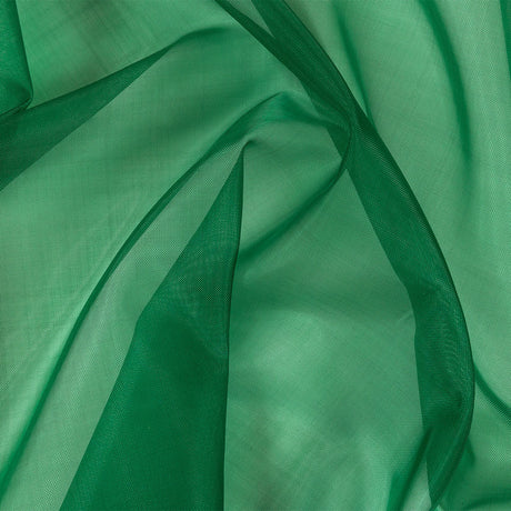Stiff Polyester Organdy - Kelly Green - Rhiannon Collection
