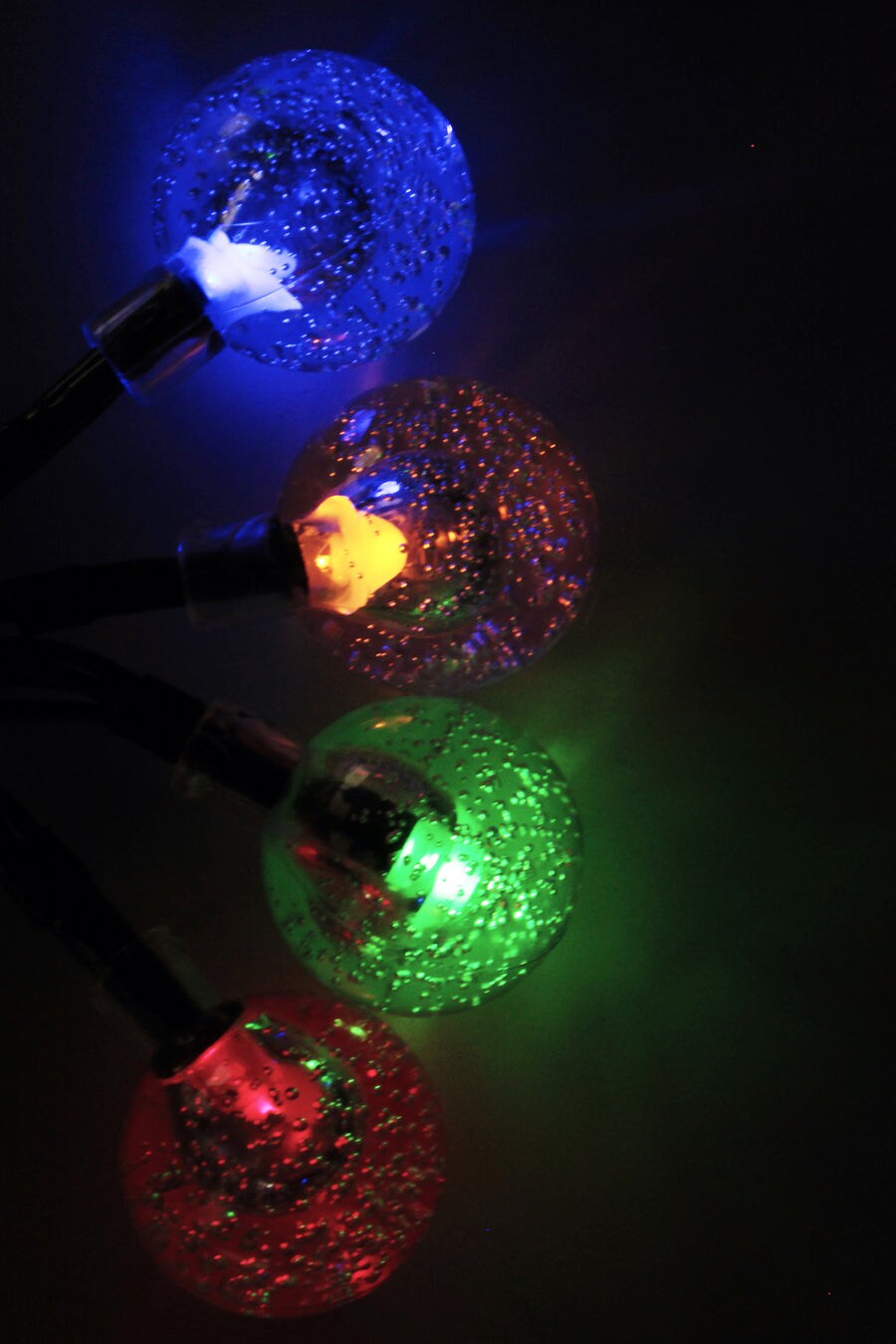 30 LED Solar Power Bubble String Lights