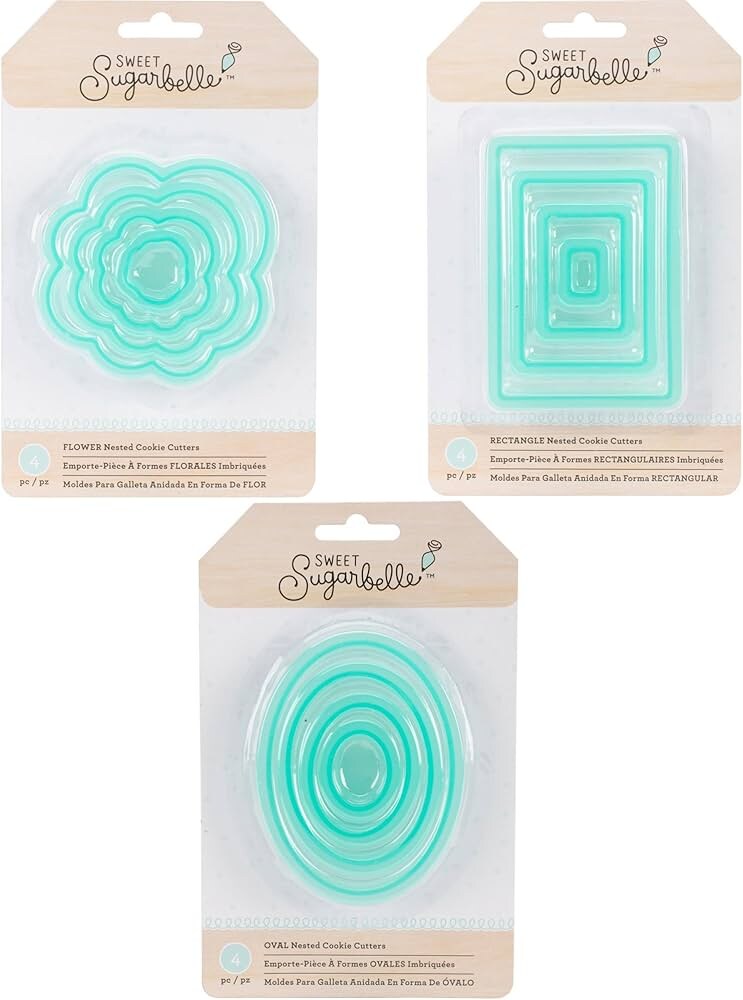 Cookie Cutters Sweet Sugerbelle Nested Oval 4 Piece