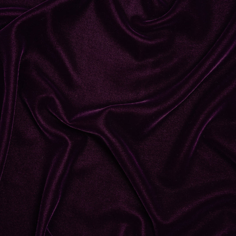Polyester Micro Velvet - Plum