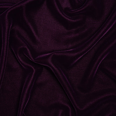Polyester Micro Velvet - Plum