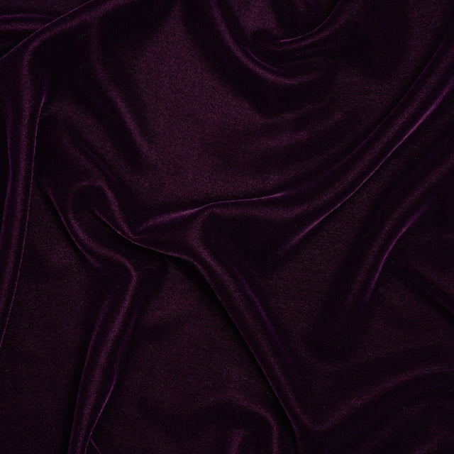 Polyester Micro Velvet - Plum